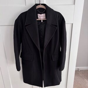 BCBGeneration Black Wool Blend Coat
